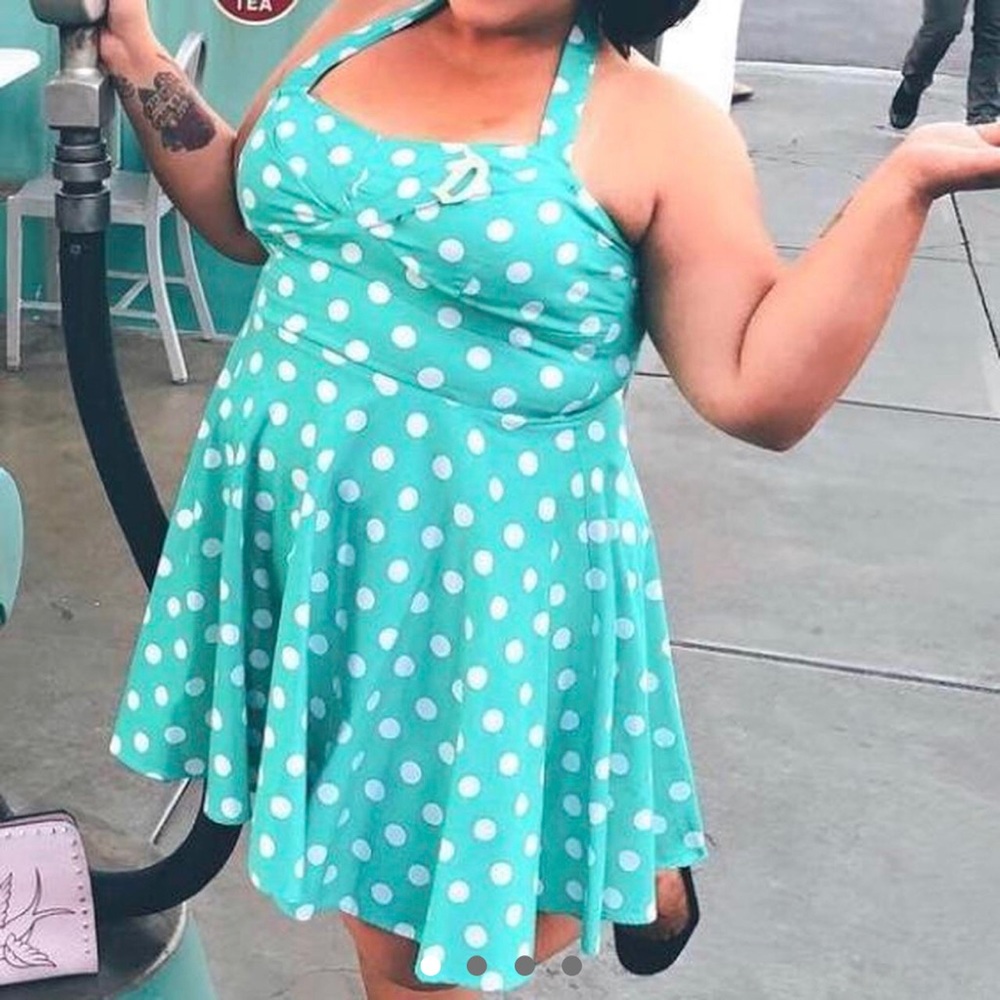 Pinup halter dress